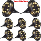 Solar Disk Light Outdoor Garden Spotlight LED Lamp Decor