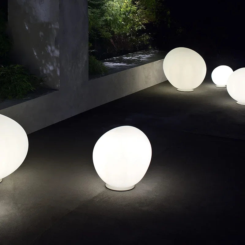 Glass Floor Lamp for Living Room Bedroom Study Desk Decor Light