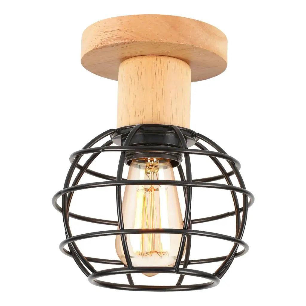 Vintage Iron Ceiling Light for Bedroom, Kitchen, Living Room