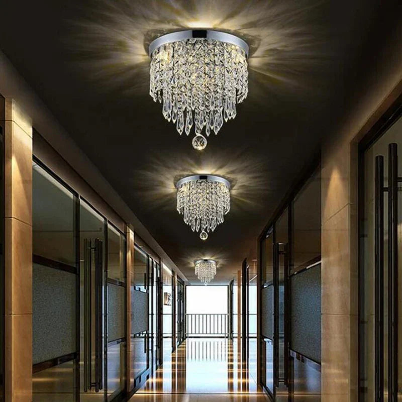 LED Round Ceiling Light: Bright Corridor Entrance Lamp, Room Lighting Solution