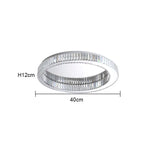 Crystal LED Chrome Ceiling Light Stainless Steel Art Lighting