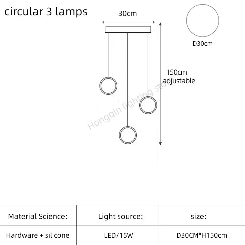 Modern Chandelier Luxury Villa Staircase Lighting by Afralia™