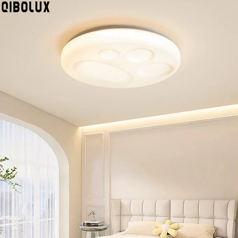 Nordic Minimalist Ceiling Light for Living Room, Kitchen, Study - Aluminum, Dimmable Luminaria