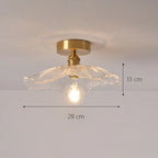 Glass Shade Pendant Ceiling Lamp for Kitchen Aisle Bedroom LED Lights Fixtures
