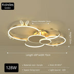 Butterflies Ceiling Light: Modern Luxury Home Lighting Fixture