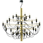 2097 Gold Silver Chandelier 50 Heads Pendant Lights for Living Room decor