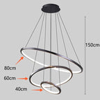 Nordic Home Stair Chandelier Living Room Bedroom Dining Room Pendant Lights Ceiling Light Indoor Lighting