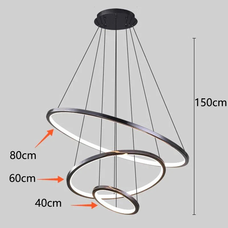 Nordic Home Stair Chandelier Living Room Bedroom Dining Room Pendant Lights Ceiling Light Indoor Lighting