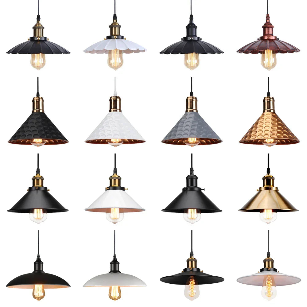 Iron Pendant Light for Dining Room, Kitchen, and Bedroom