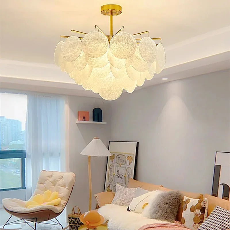 Modern Glass Chandelier Living Room Dining Bedroom Hall Pendant Lamp