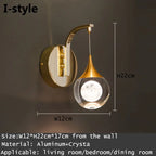 Crystal LED Wall Sconce for Elegant Home Décor