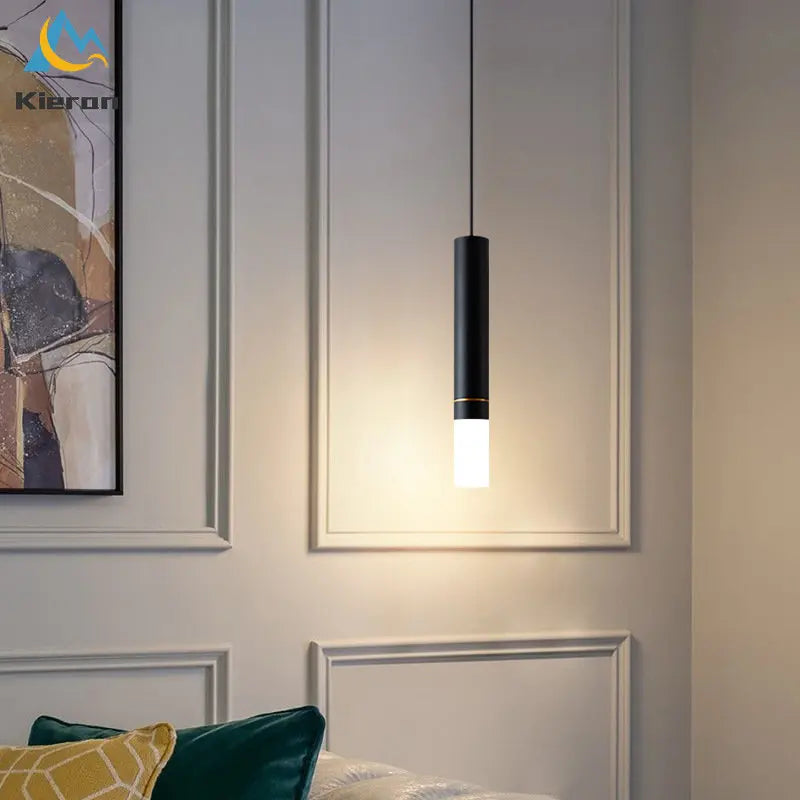 Modern Minimalist LED Cylinder Chandelier for Restaurant, Bar, Living Room, Bedroom