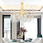 Crystal Chandelier: Luxury Hanging Lamp for Romantic Indoor Decor