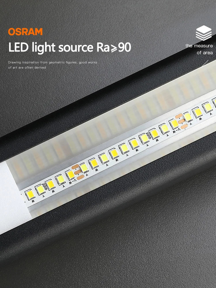 Modern Aluminum Chandelier Strip, Minimalist Nordic Design for Dining Table, Bar