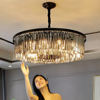 Luxury Crystal Chandelier: Modern Ceiling Pendant Light for Home Decor & Restaurant