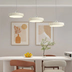 Circular Modern Chandelier Pendant Light Dimmable Indoor Lamp for Dining & Kitchen Island