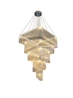 Modern Aluminum Chain Tassel Chandelier for Living Room Hotel, Artistic Large Size