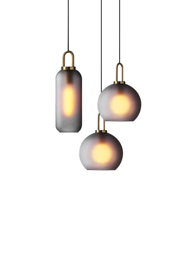 Glass Staircase Chandelier: Luxury LED Large Chandelier for Living & Dining Room