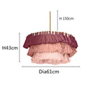 Bohemian Vintage Fela Tassel Handwoven Chandelier LED Home Decoration Light