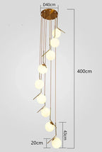 Modern LED Ceiling Lamp Chandelier for Bedroom Dining Room Lighting