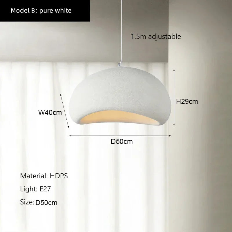 Wabi-sabi Pendant Light for Home Decor, Modern Chandelier for Living Room, Bedroom, Dining Area