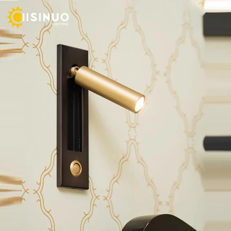 Rotating LED Wall Lamp for Bedroom & Hallway Lighting