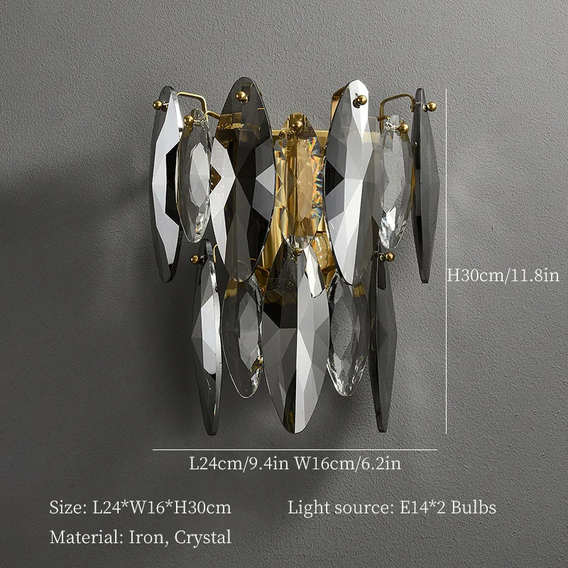 Crystal Chandelier: Elegant Ceiling Hanging Light for Living Room & Dining Table