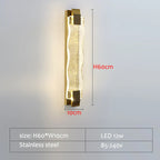Crystal LED Wall Sconce: Luxury Gold Light Fixture for Home Decor