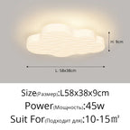 Nordic Round Ceiling Lighting Plafonnier by - Home Decoration Indoor Lamp