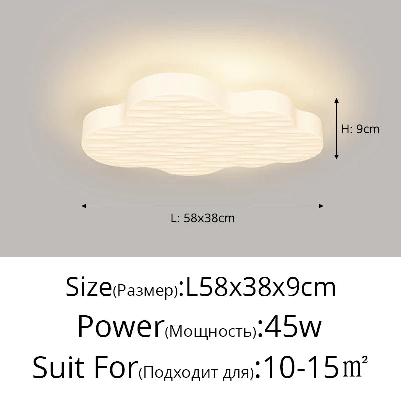 Nordic Round Ceiling Lighting Plafonnier by - Home Decoration Indoor Lamp