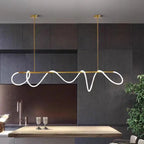 LED Long Hose Chandelier for Dining Room Kitchen Bar Pendant Lamp