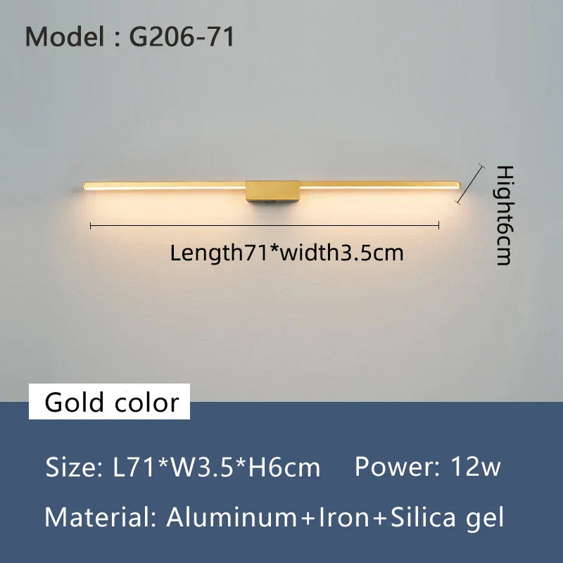 LED Bathroom Mirrors with Lights, Wall Lamps, and Vanity Light Fixtures