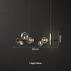 Glass Ball G9 LED Chandelier: Modern Minimalist Nordic Design