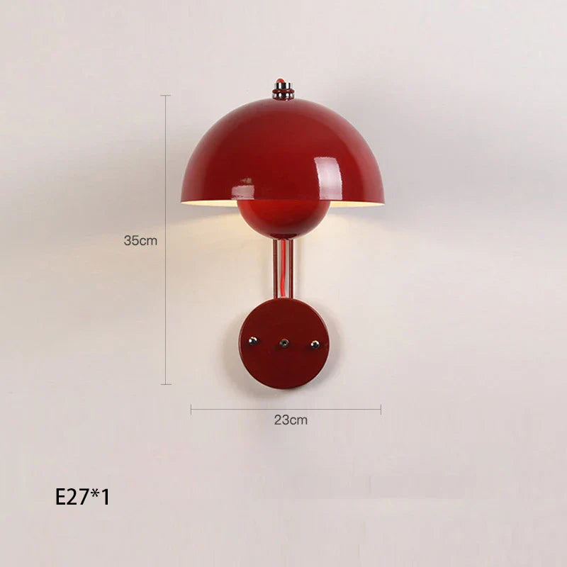 Colorful LED Bedside Wall Lamp for Bedroom Living Room Hotel Children Room