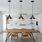 Iron Pendant Light for Dining Room, Kitchen, and Bedroom