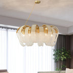 Tassel Crystal Chandelier: High-end LED Lighting for Dining Room & Bedroom
