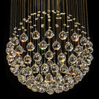 K9 Crystal Ball LED Ceiling Chandelier for Living Dining Room Bedroom Home Decor