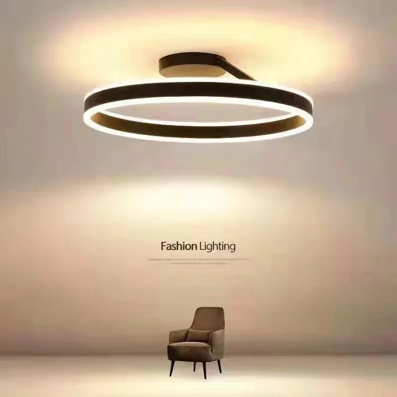 LED Ring Chandelier for Dining Living Room Bedroom Decor