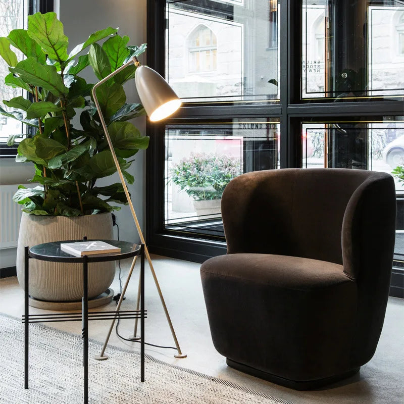 Grasshopper Floor Lamp: Retro Nordic Macaron Design for Living Room, Bedroom, Study