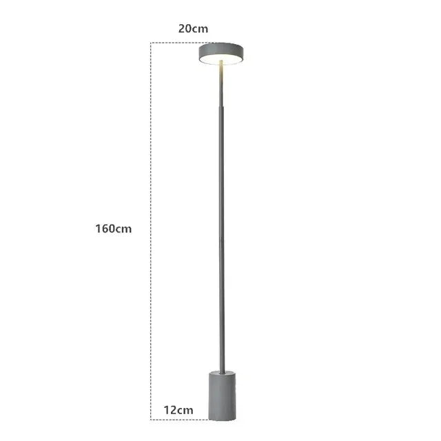 Nordic Minimalist Floor Lamp for Art Decor in Restaurant Bedroom Studio