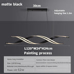 Modern Gold Dimmable LED Pendant Chandelier for Dining Room Kitchen Island