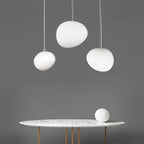 Gregg Glass Pendant Lights for Living Room, Bedside, Modern Round Ceiling Lamps