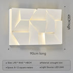 Nordic White LED Wall Lamp - Modern Simple Interior Bedside Lighting