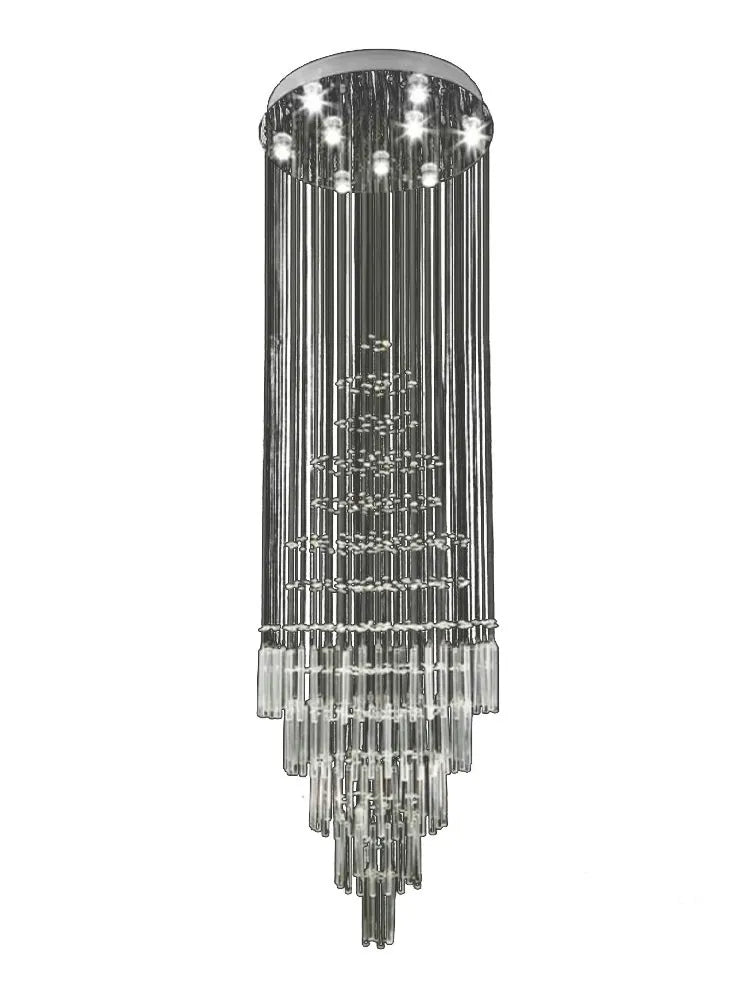 Crystal Chandelier: Modern Nordic LED Pendant Light for Kitchen Living Room Staircase