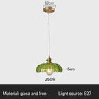 Nordic Flower Glass Pendant Chandeliers for Restaurant Cafe Hotel Decoration