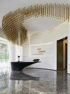 LED Chandelier: Custom Hotel Lobby Lighting Solution