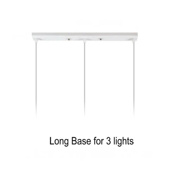 Glass Pendant Chandelier E27 Ceiling Light for Living Dining Kitchen Bedroom