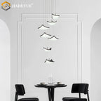 Crystal Sand Staircase Chandelier-Living, Dining, Bedroom LED Decorative Light