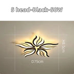 LED Panel Ceiling Light Dimmable Fixture for Modern Bedroom, Living Room, Kitchen