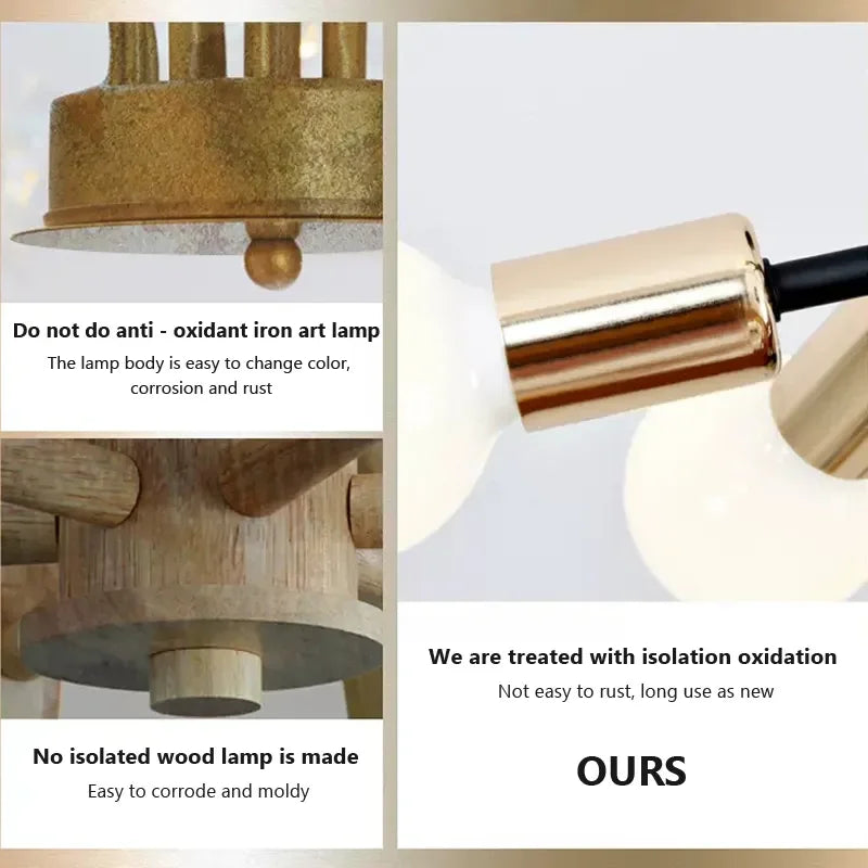 LED Ceiling Chandelier: Modern Light Fixture for Living Room, Bedroom, Hall - Indoor Home Decor